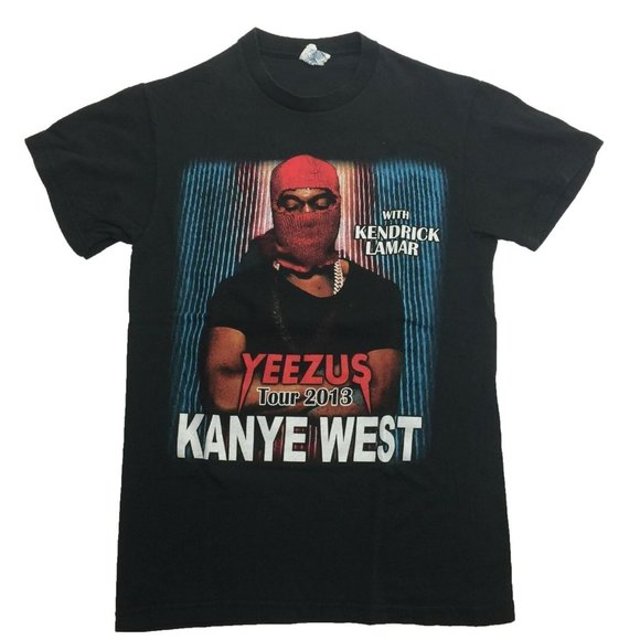 Kanye West x Kendrick Lamar Yeezus 2013 Tour Concert Rap Hip-Hop T-Shirt Small